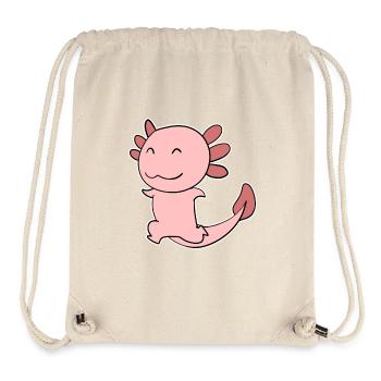 Axolotl motif - Stanley/Stella Recycled Gym Bag - natural - Front