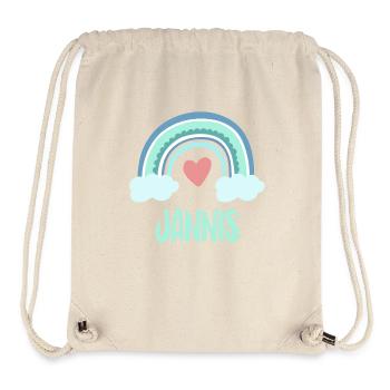Janni's Name Rainbow Baby - Stanley/Stella Recycled Gym Bag - natural - Front