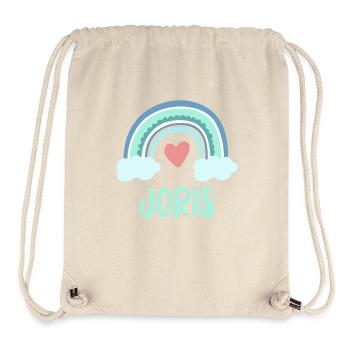 Jori's Name Rainbow Baby - Stanley/Stella Recycled Gym Bag - natural - Front