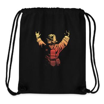 Fire brigade Firefighter Volunteer fire brigade - Stanley/Stella Recycled Gym Bag - black - Front