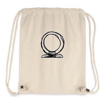 Egypt Ancient Symbol Shen - Stanley/Stella Recycled Gym Bag - natural - Front