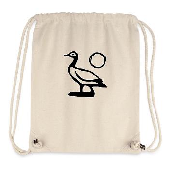 Ägypten Altes Symbol Sa Ra - Stanley/Stella recycelter Gym Bag - Naturweiß - Vorne