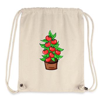 Gardener Tomato Greenhouse Garden Motif - Stanley/Stella Recycled Gym Bag - natural - Front