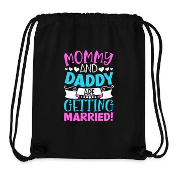 Mom and Dad will get married - Stanley/Stella Recycled Gym Bag - black - Front