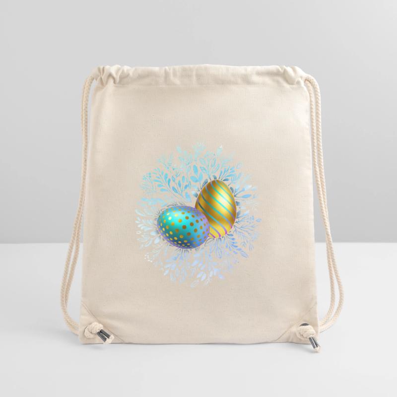 Happy Easter, Easter Eggs, 3D Design Egg Stanley/Stella Recycled Gym Bag