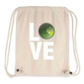 Air Traffic Controller Love Radar Flight Control - Stanley/Stella Recycled Gym Bag - natural - Front