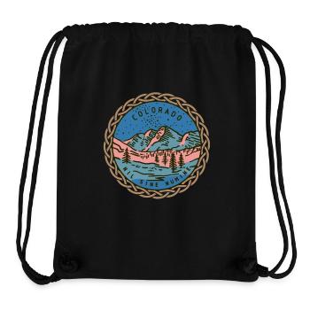 State-of-Colorado, Nil-Sine-Numine, USA - Stanley/Stella Recycled Gym Bag - black - Front