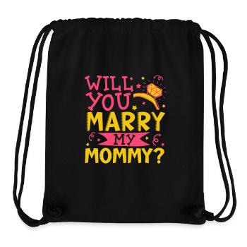 Do you want to marry mom? - Stanley/Stella Recycled Gym Bag - black - Front