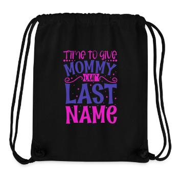 Mom Marry - Engagement - Stanley/Stella Recycled Gym Bag - black - Front