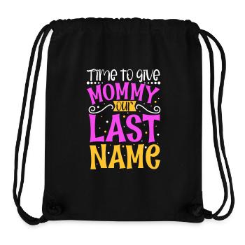 Mom Marry - Engagement - Stanley/Stella Recycled Gym Bag - black - Front