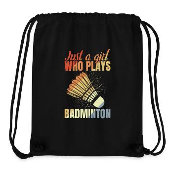 Badminton player - Stanley/Stella Recycled Gym Bag - black - Front