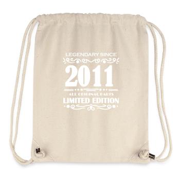 2011 - Année 2011 - Année de construction 2011 Spruch - Sac à cordon recyclé Stanley/Stella - blanc naturel - Devant