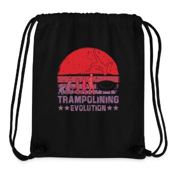 Trampoline Evolution - Sac à cordon recyclé Stanley/Stella - noir - Devant