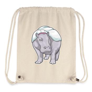 Hippo Bride Wedding - Stanley/Stella Recycled Gym Bag - natural - Front