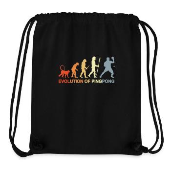 Entwicklung des Tischtennis - Stanley/Stella recycelter Gym Bag - Schwarz - Vorne