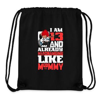 I'm 13 - Girl Rocker - Stanley/Stella Recycled Gym Bag - black - Front