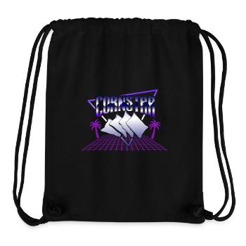 Retrowave Cornstar - Cornhole - Stanley/Stella Recycled Gym Bag - black - Front
