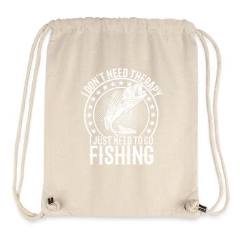 fishing hunting loving every day - Stanley/Stella Recycled Gym Bag - natural - Front