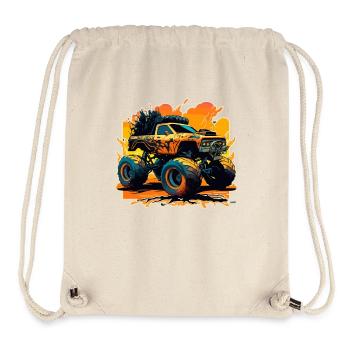 Monstertruck Wahnsinn - Stanley/Stella recycelter Gym Bag - Naturweiß - Vorne