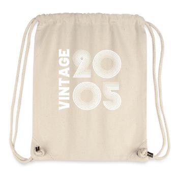 Vintage 2005 Retro Jubiläumsgeschenk - Stanley/Stella recycelter Gym Bag - Naturweiß - Vorne