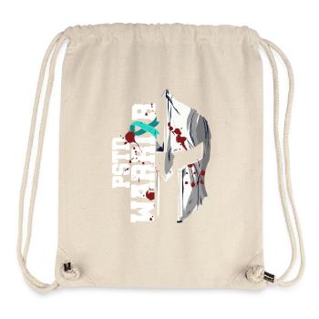 Pstd Warrior National Stress Awareness Month Helmet - Stanley/Stella Recycled Gym Bag - natural - Front