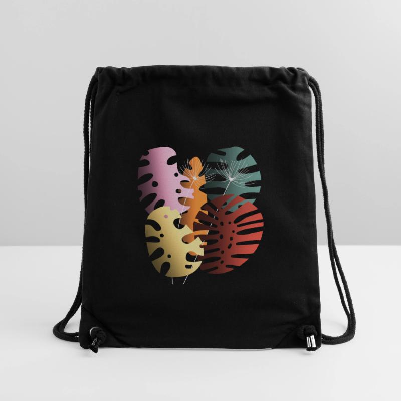 Monstera-Blätter Boho-Design Boho-Monstera Stanley/Stella recycelter Gym Bag