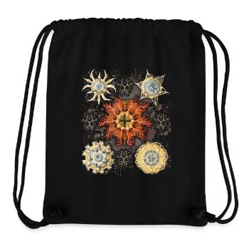 Méduses de Mer, Haeckel vintage illustration maritime - Sac à cordon recyclé Stanley/Stella - noir - Devant