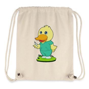 Duck Nurse Nursing Everyday Life - Stanley/Stella Recycled Gym Bag - natural - Front