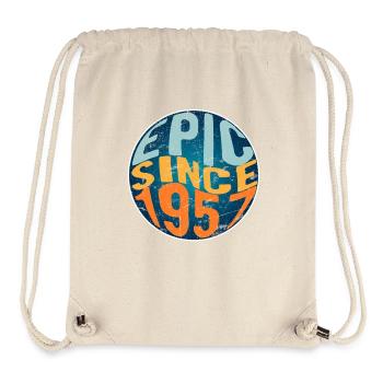 Episch Seit 1957 - Stanley/Stella recycelter Gym Bag - Naturweiß - Vorne
