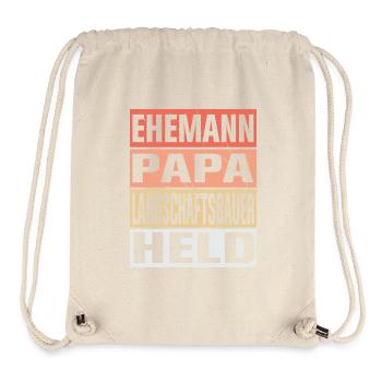 Landschaftsbauer Vater Ehemann Held - Stanley/Stella recycelter Gym Bag - Naturweiß - Vorne