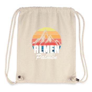 Alpine pastures instead of palm trees Mountains Skiing Mountaineering Alm - Stanley/Stella Recycled Gym Bag - natural - Front