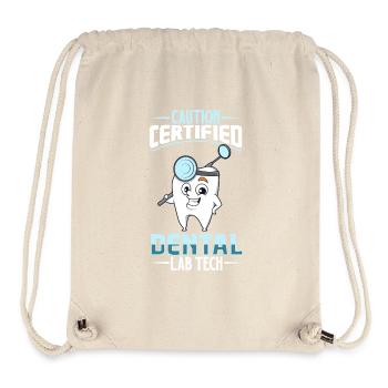 Technicien dentaire certifié - Sac à cordon recyclé Stanley/Stella - blanc naturel - Devant