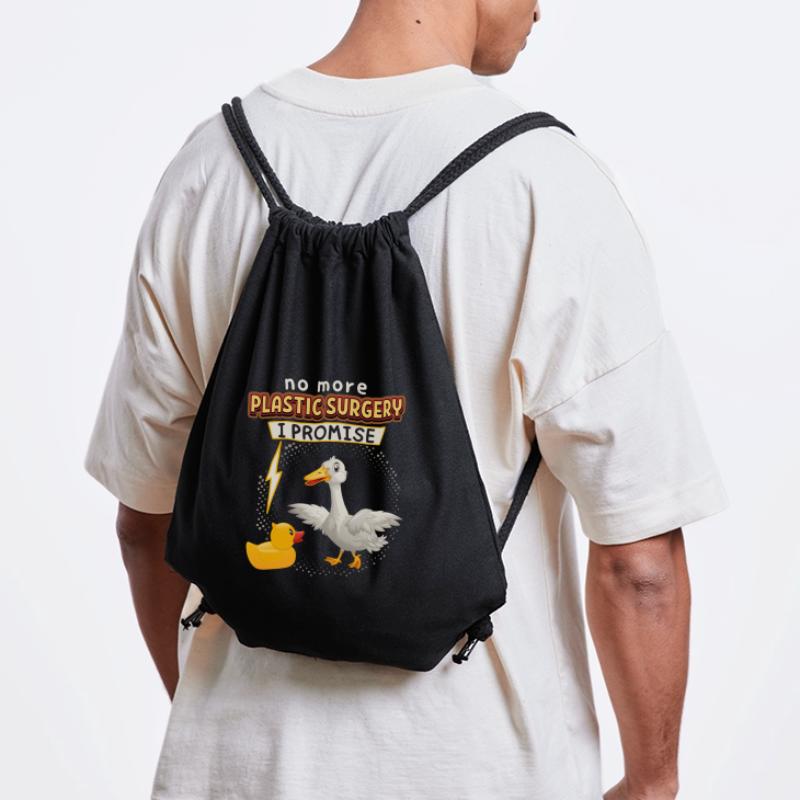 Comic duck, rubber duck, funny saying Stanley/Stella Recycled Gym Bag