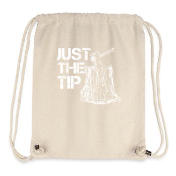 Ax Throwing Just The Tip Ax Whisperer Vintage - Stanley/Stella Recycled Gym Bag - natural - Front