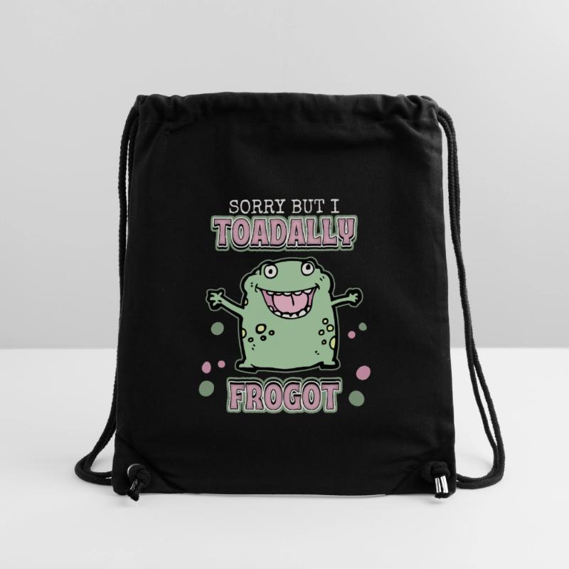 Toad, Frog, Toad Funny Saying, Pun Stanley/Stella Recycled Gym Bag