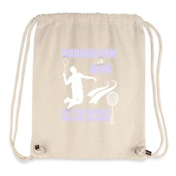 Badminton Badminton Player, Badminton King, Saying - Stanley/Stella Recycled Gym Bag - natural - Front