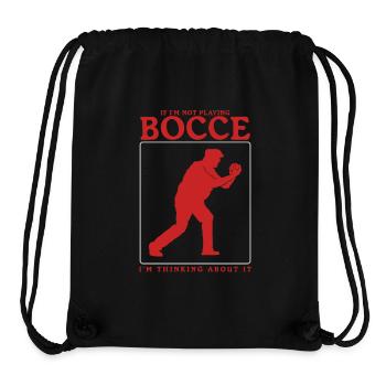 Boccia Bocce Bocciaspieler Boulesport Geschenk - Stanley/Stella recycelter Gym Bag - Schwarz - Vorne