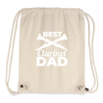 Clarinet player father - Stanley/Stella Recycled Gym Bag - natural - Front