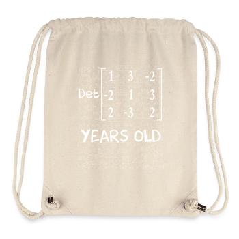 33. Geburtstag 33 Jahre Matrixdeterminante - Stanley/Stella recycelter Gym Bag - Naturweiß - Vorne