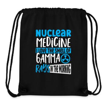 Médecine nucléaire J’aime l’odeur de - Sac à cordon recyclé Stanley/Stella - noir - Devant