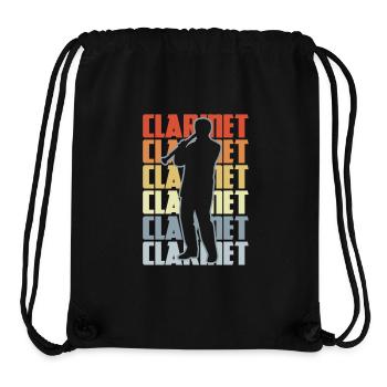 Vintage clarinet - Stanley/Stella Recycled Gym Bag - black - Front