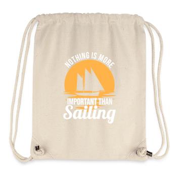 Segel Motivation - Stanley/Stella recycelter Gym Bag - Naturweiß - Vorne