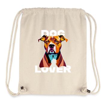 Dog Lover American Stafford - Stanley/Stella Recycled Gym Bag - natural - Front