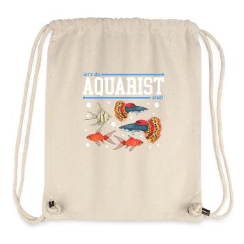 Aquaristics Aquarium Aquarist Ornamental Fish Gift - Stanley/Stella Recycled Gym Bag - natural - Front