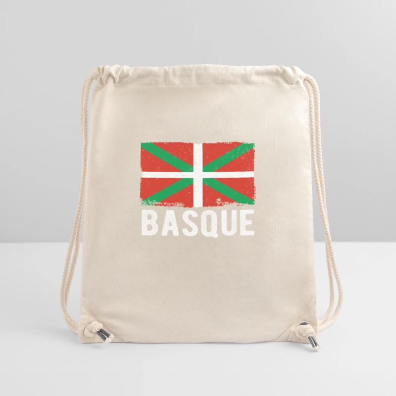 Pays Basque Drapeau Basque Sac à cordon recyclé Stanley/Stella