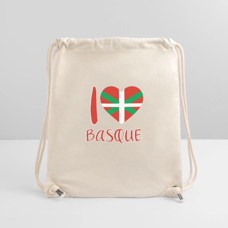 Pays Basque Drapeau Basque Sac à cordon recyclé Stanley/Stella