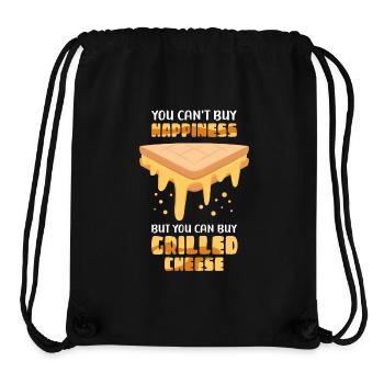 Grillkäse gegrillter Käse Käseliebhaber Geschenk - Stanley/Stella recycelter Gym Bag - Schwarz - Vorne