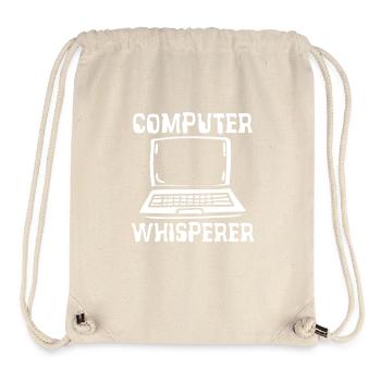 Computer whisperer - Stanley/Stella recycelter Gym Bag - Naturweiß - Vorne