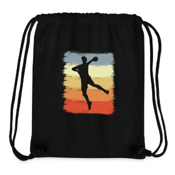 Kinder Handball - Stanley/Stella recycelter Gym Bag - Schwarz - Vorne