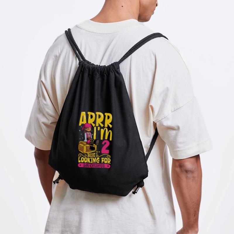 Ich bin 2 - Mädchen Pirat Stanley/Stella recycelter Gym Bag